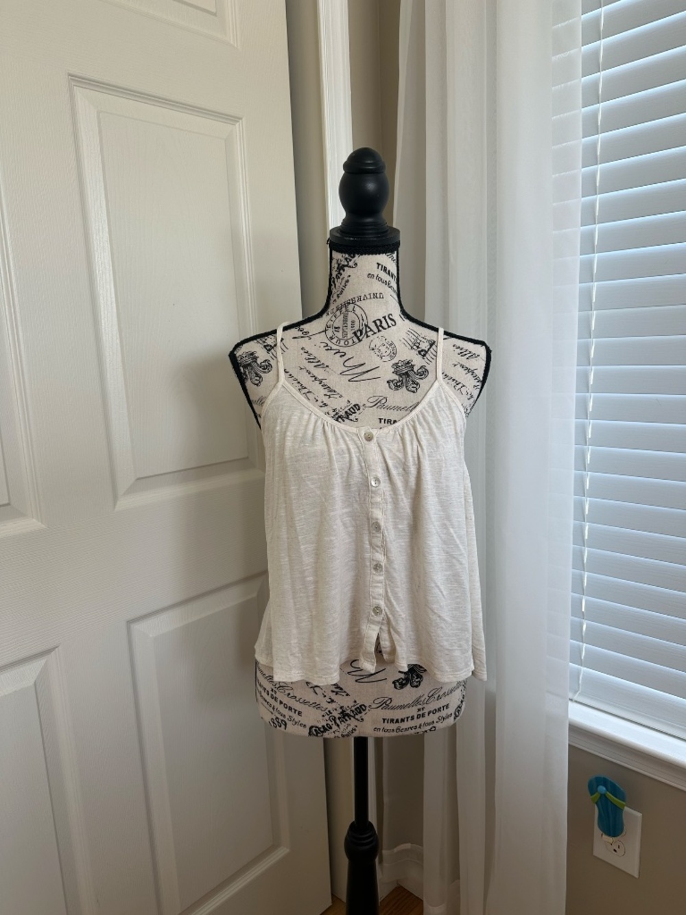 Open Back Tank Top